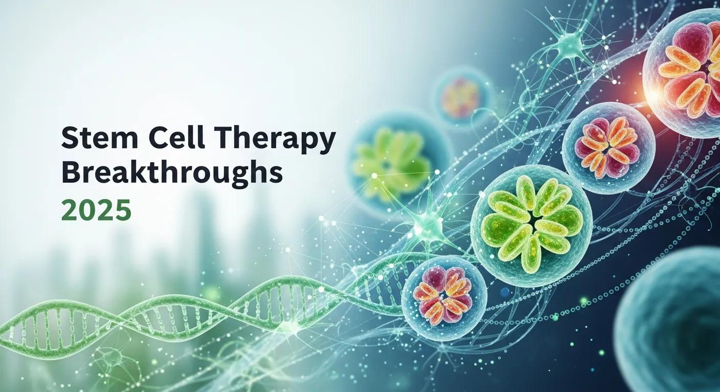 Stem Cell Therapy Breakthroughs 2025