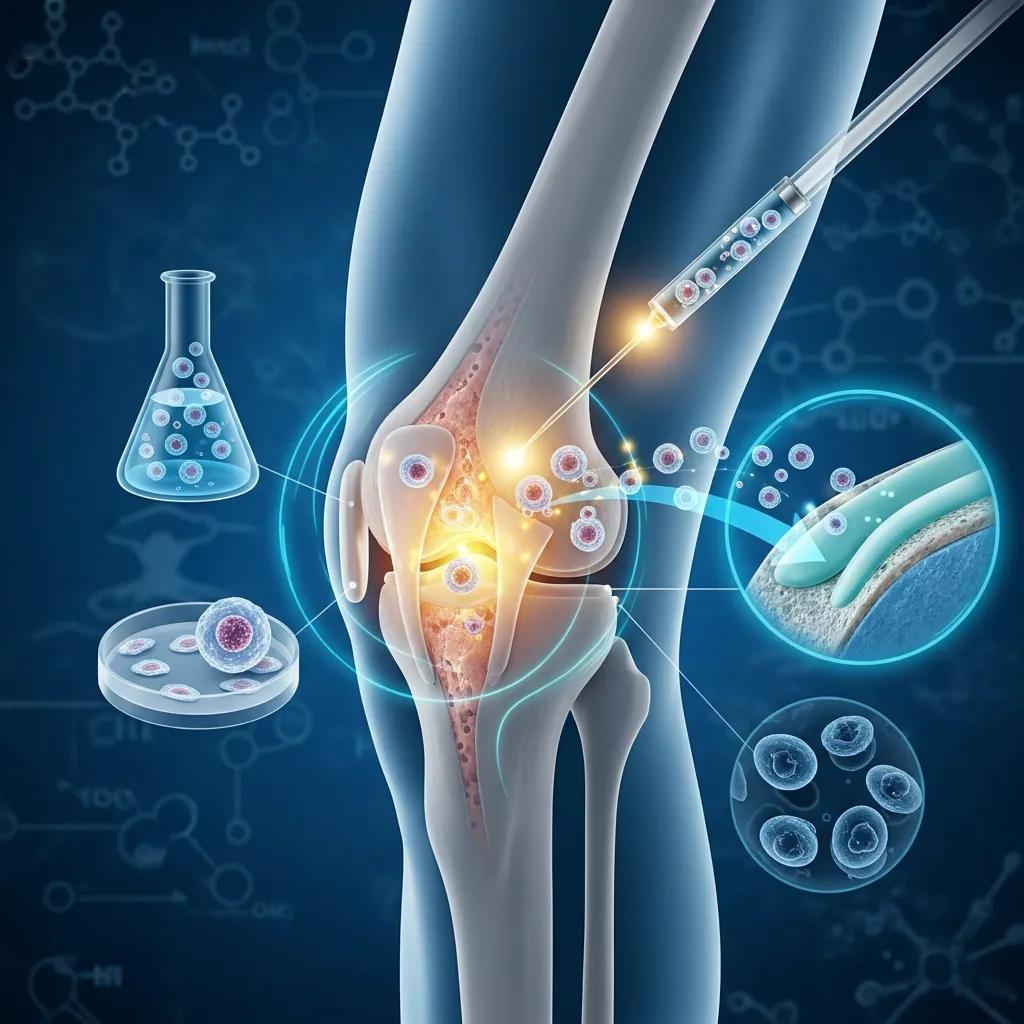 Stem cell therapy for arthritis — illustrative image